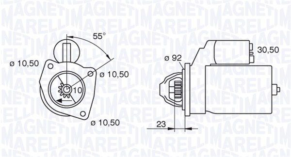 MAGNETI MARELLI 063227569010 - Starter