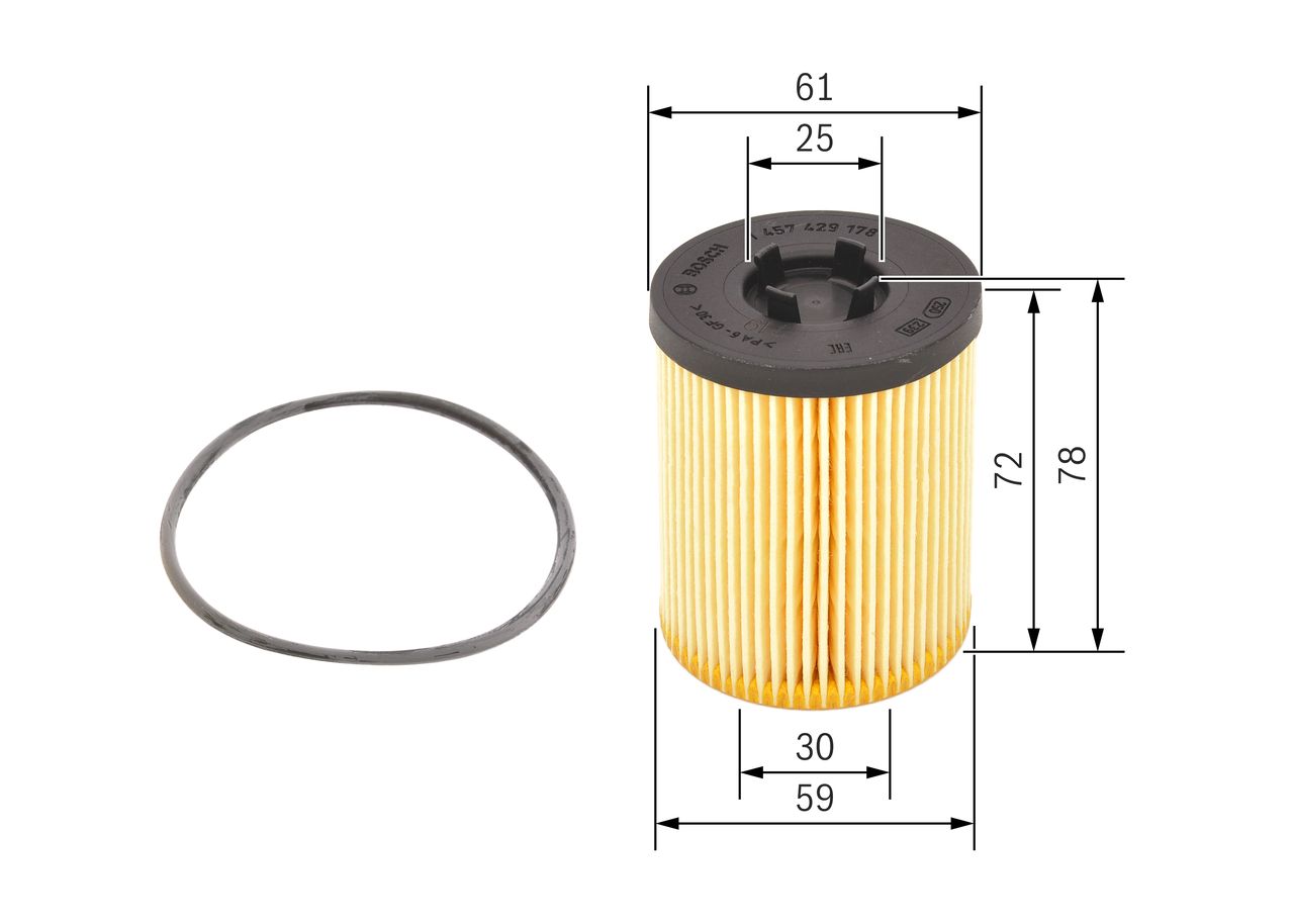 BOSCH 1 457 429 178 - Ölfilter