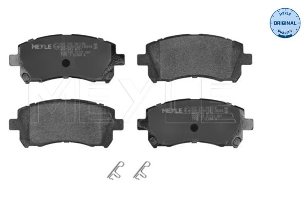 MEYLE 025 235 5817/W - Bremsbelagsatz, Scheibenbremse