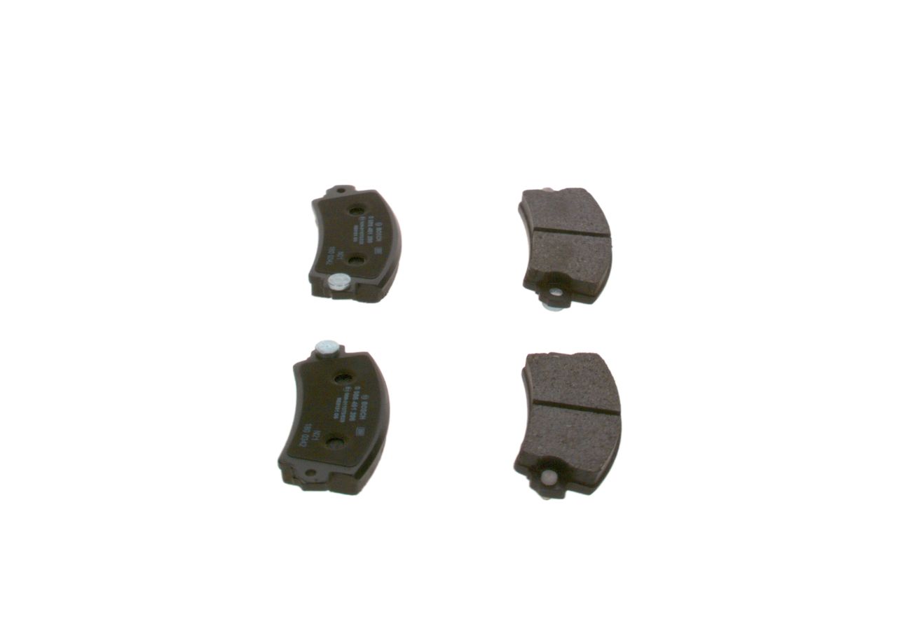 BOSCH 0 986 461 396 - Bremsbelagsatz, Scheibenbremse