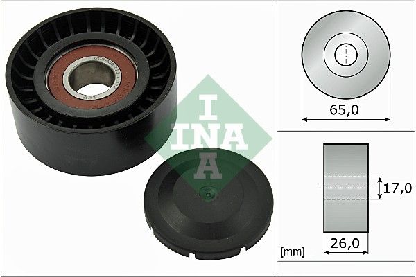 Schaeffler INA 532 0557 10 - Umlenk-/Führungsrolle, Keilrippenriemen