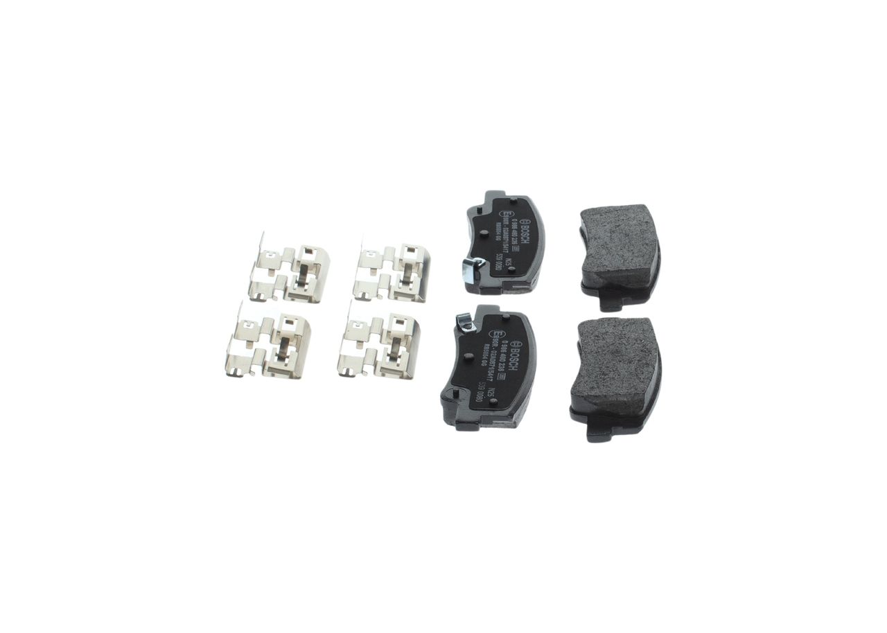 BOSCH 0 986 460 236 - Bremsbelagsatz, Scheibenbremse