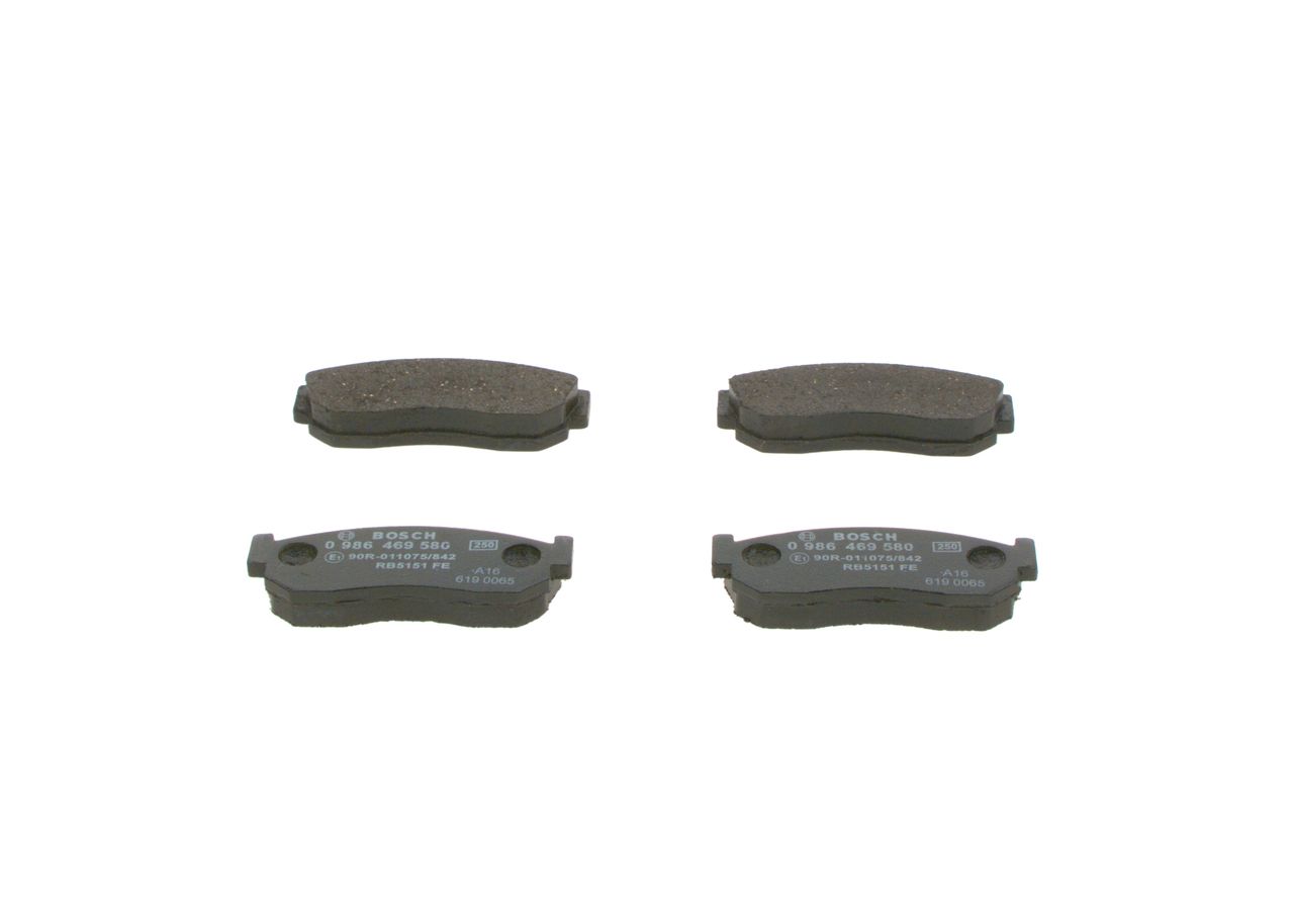 BOSCH 0 986 469 580 - Bremsbelagsatz, Scheibenbremse