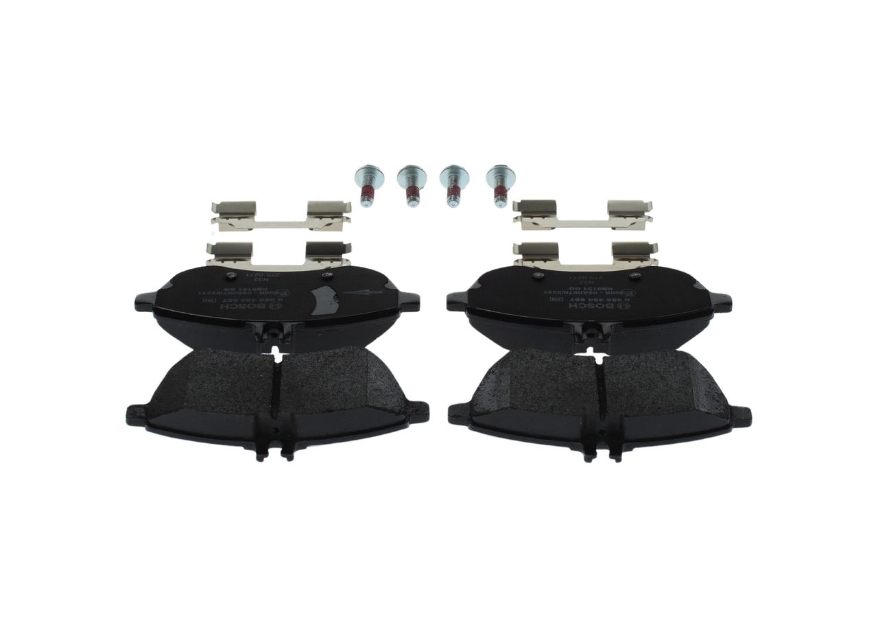 BOSCH 0 986 494 667 - Bremsbelagsatz, Scheibenbremse