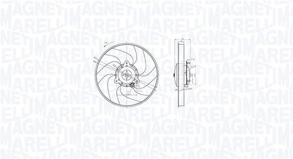 MAGNETI MARELLI 069422871010 - Lüfter, Motorkühlung