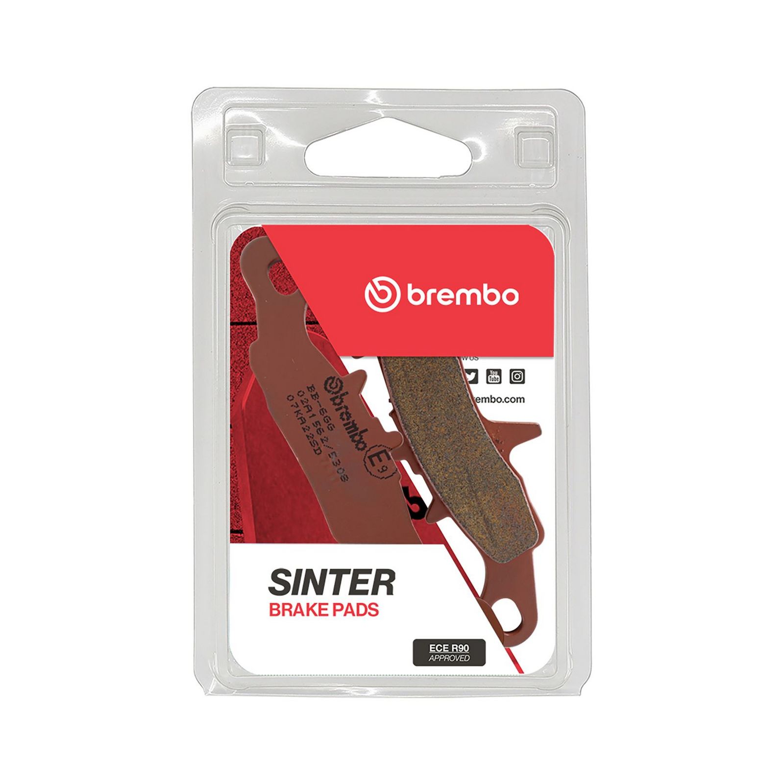 BREMBO 07KA22SD - Bremsbelagsatz, Scheibenbremse