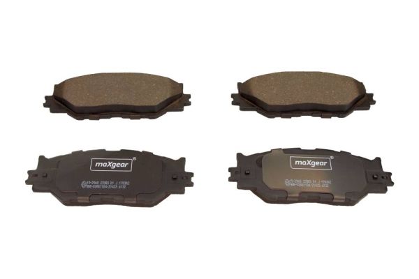 MAXGEAR 19-2968 - Bremsbelagsatz, Scheibenbremse