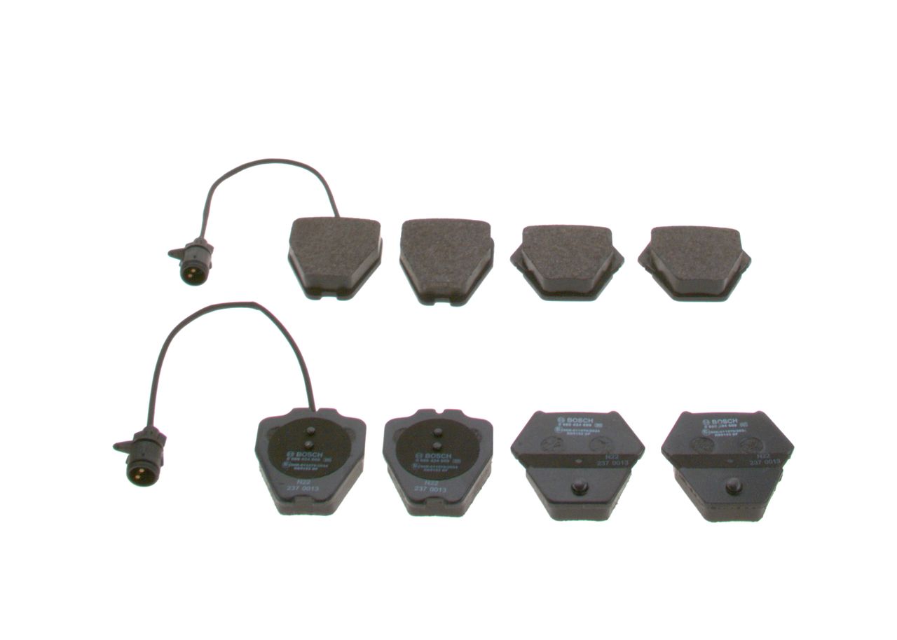 BOSCH 0 986 424 689 - Bremsbelagsatz, Scheibenbremse