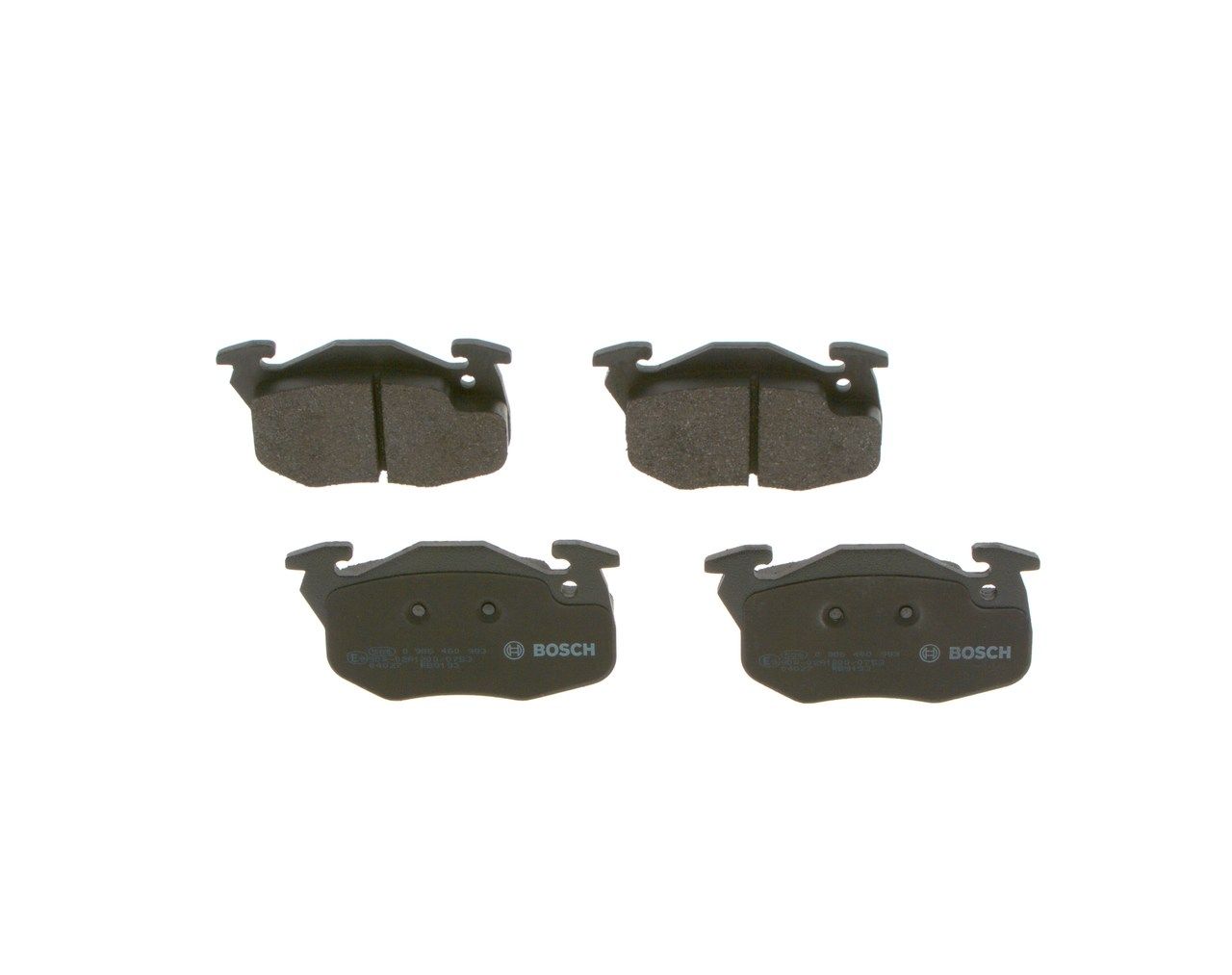 BOSCH 0 986 460 983 - Bremsbelagsatz, Scheibenbremse