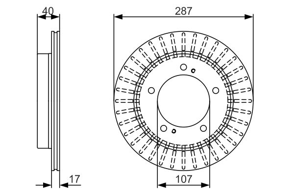 BOSCH 0 986 479 A32 - Bremsscheibe
