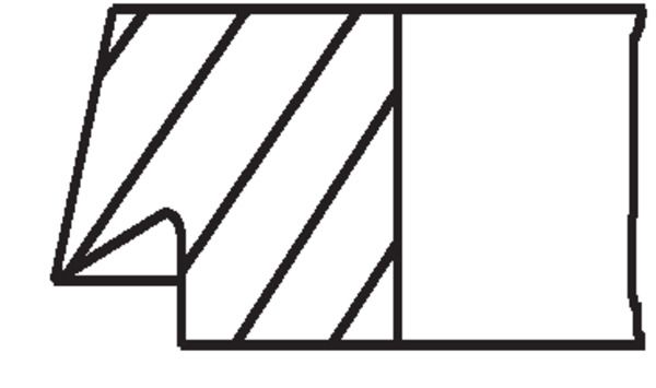 MAHLE 001 01 G0 - Kolbenringsatz