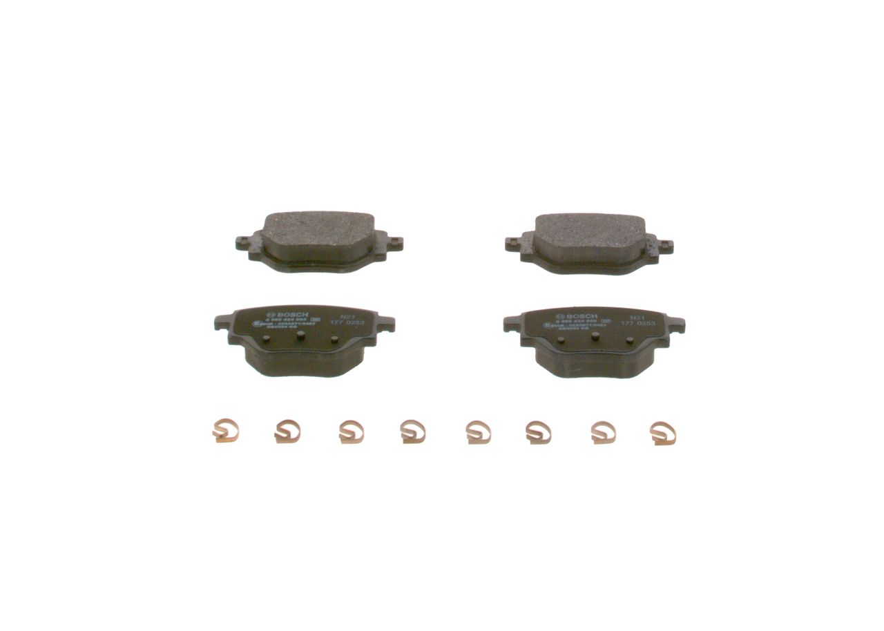 BOSCH 0 986 424 988 - Bremsbelagsatz, Scheibenbremse