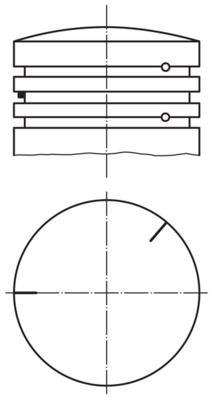 MAHLE 034 11 06 - Kolben