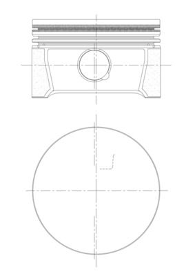 MAHLE 028 PI 00126 000 - Kolben