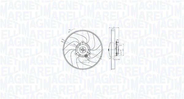 MAGNETI MARELLI 069422866010 - Lüfter, Motorkühlung