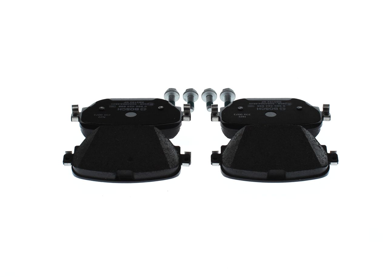 BOSCH 0 986 424 858 - Bremsbelagsatz, Scheibenbremse