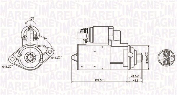 MAGNETI MARELLI 063721409010 - Starter