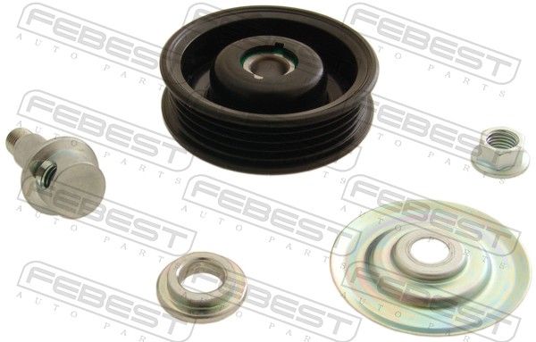 FEBEST 0187-HDJ100 - Spannrolle, Keilrippenriemen