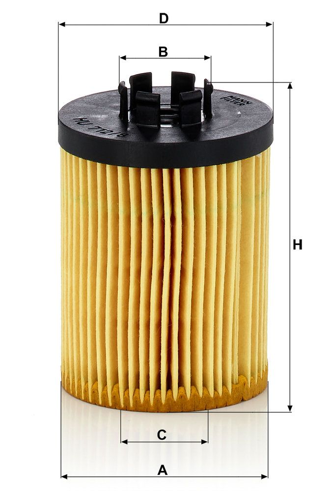 MANN-FILTER HU 712/8 x - Ölfilter