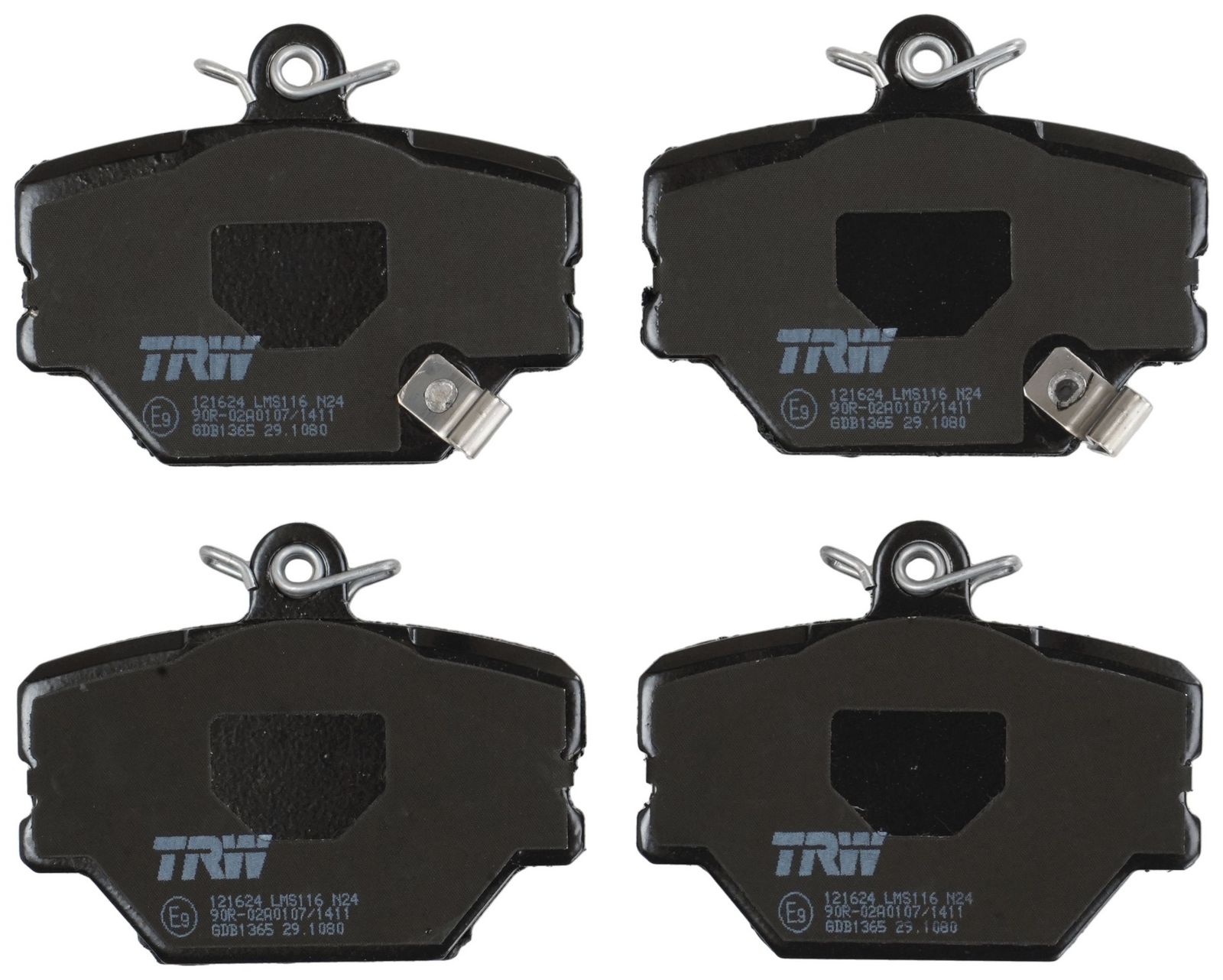TRW GDB1365 - Bremsbelagsatz, Scheibenbremse