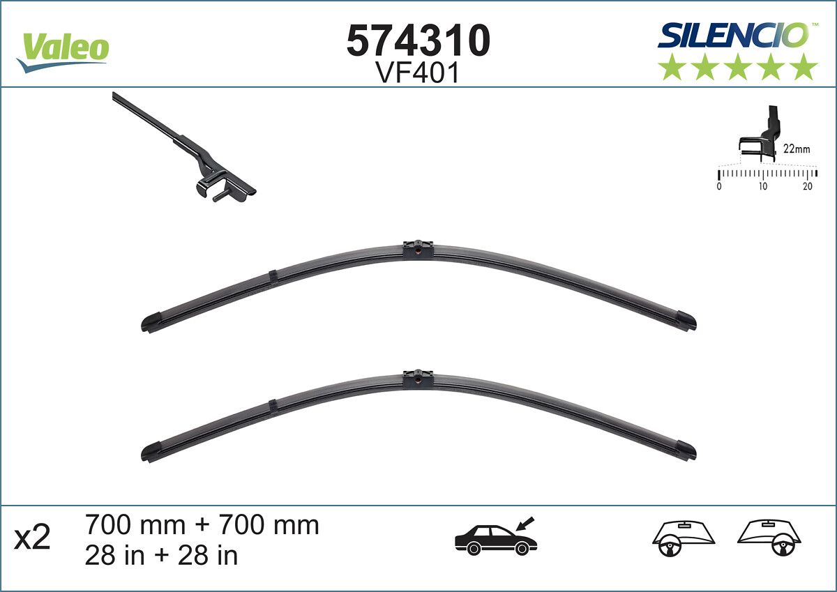 VALEO 574310 - Wischblatt