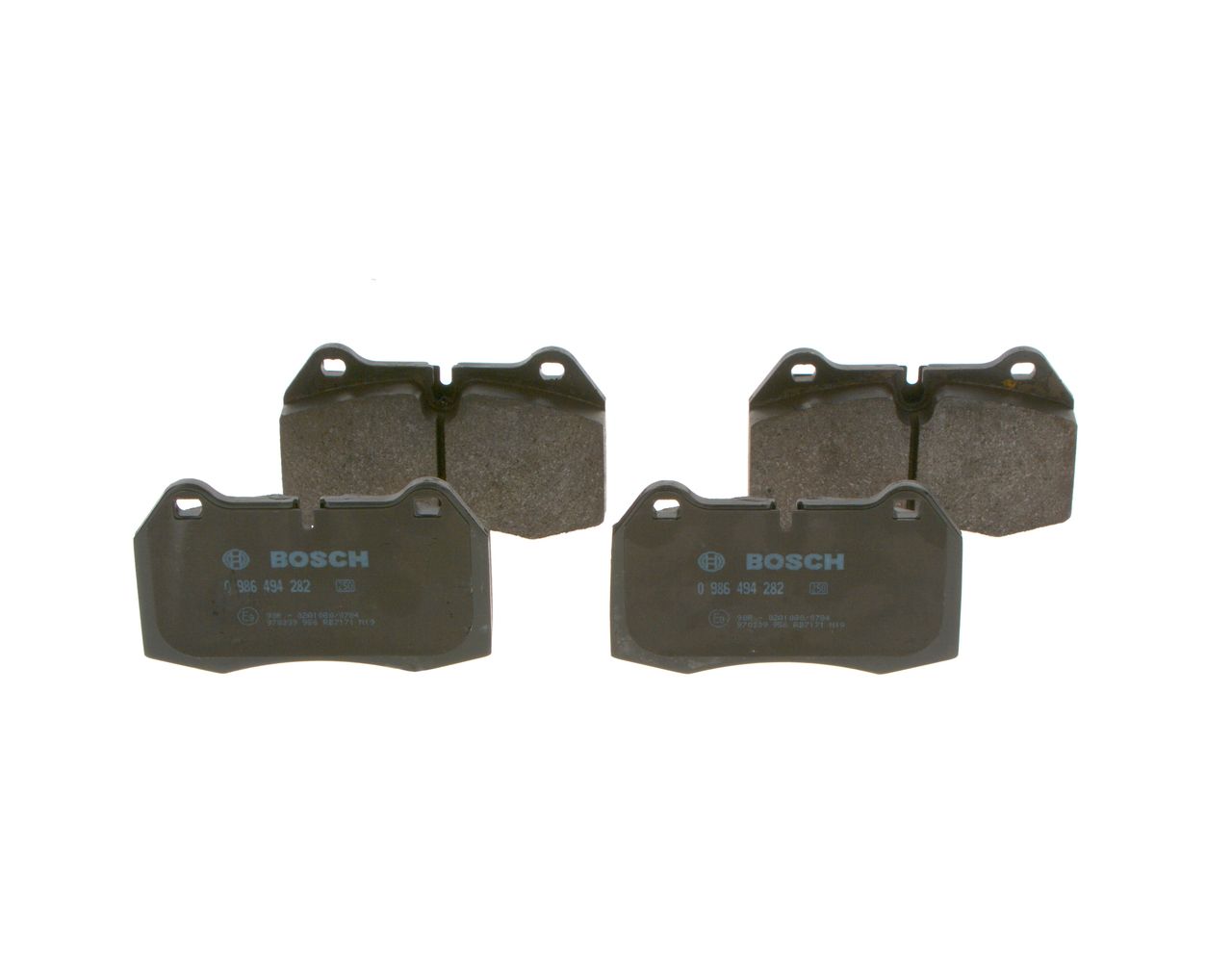 BOSCH 0 986 494 282 - Bremsbelagsatz, Scheibenbremse