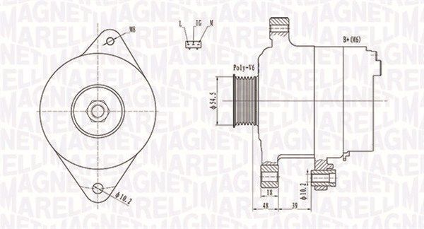 MAGNETI MARELLI 063731809010 - Generator