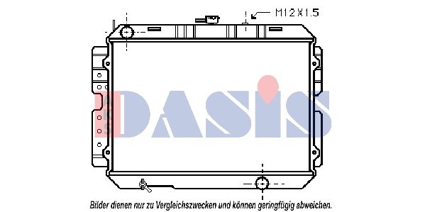 AKS DASIS 110330N - Kühler, Motorkühlung