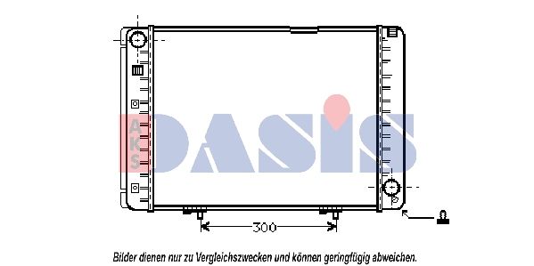AKS DASIS 120420N - Kühler, Motorkühlung
