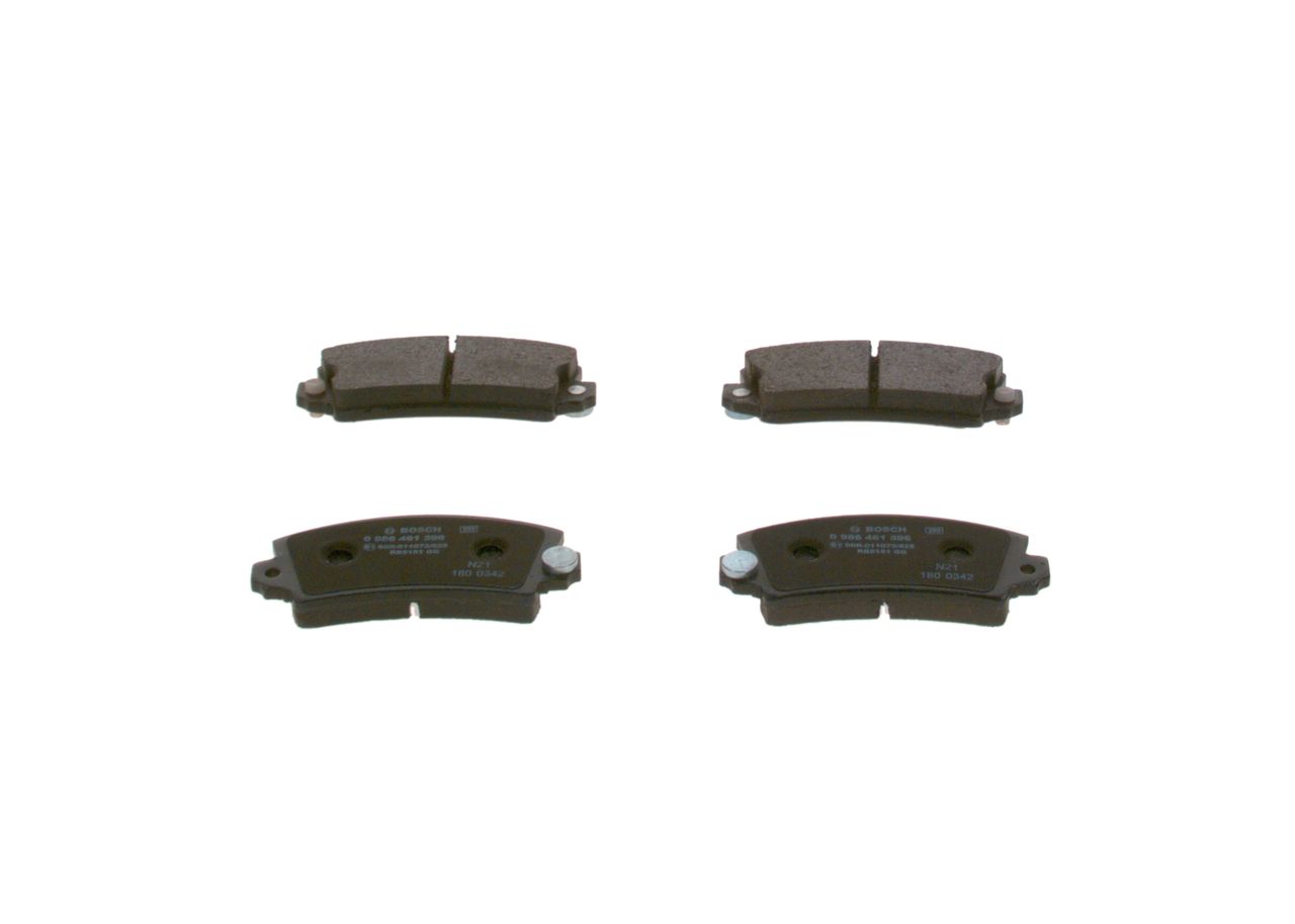 BOSCH 0 986 461 396 - Bremsbelagsatz, Scheibenbremse