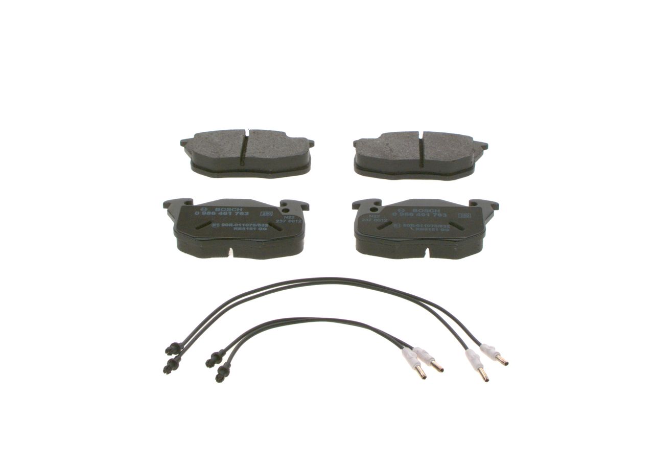 BOSCH 0 986 461 763 - Bremsbelagsatz, Scheibenbremse