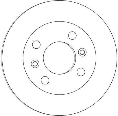 TRW DF4458 - Bremsscheibe