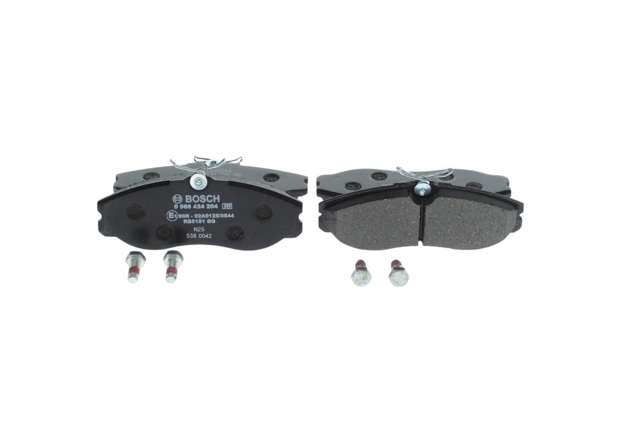 BOSCH 0 986 424 204 - Bremsbelagsatz, Scheibenbremse
