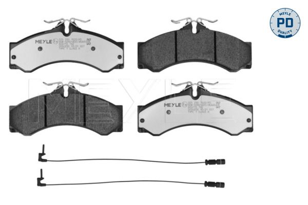 MEYLE 025 290 7620/PD - Bremsbelagsatz, Scheibenbremse