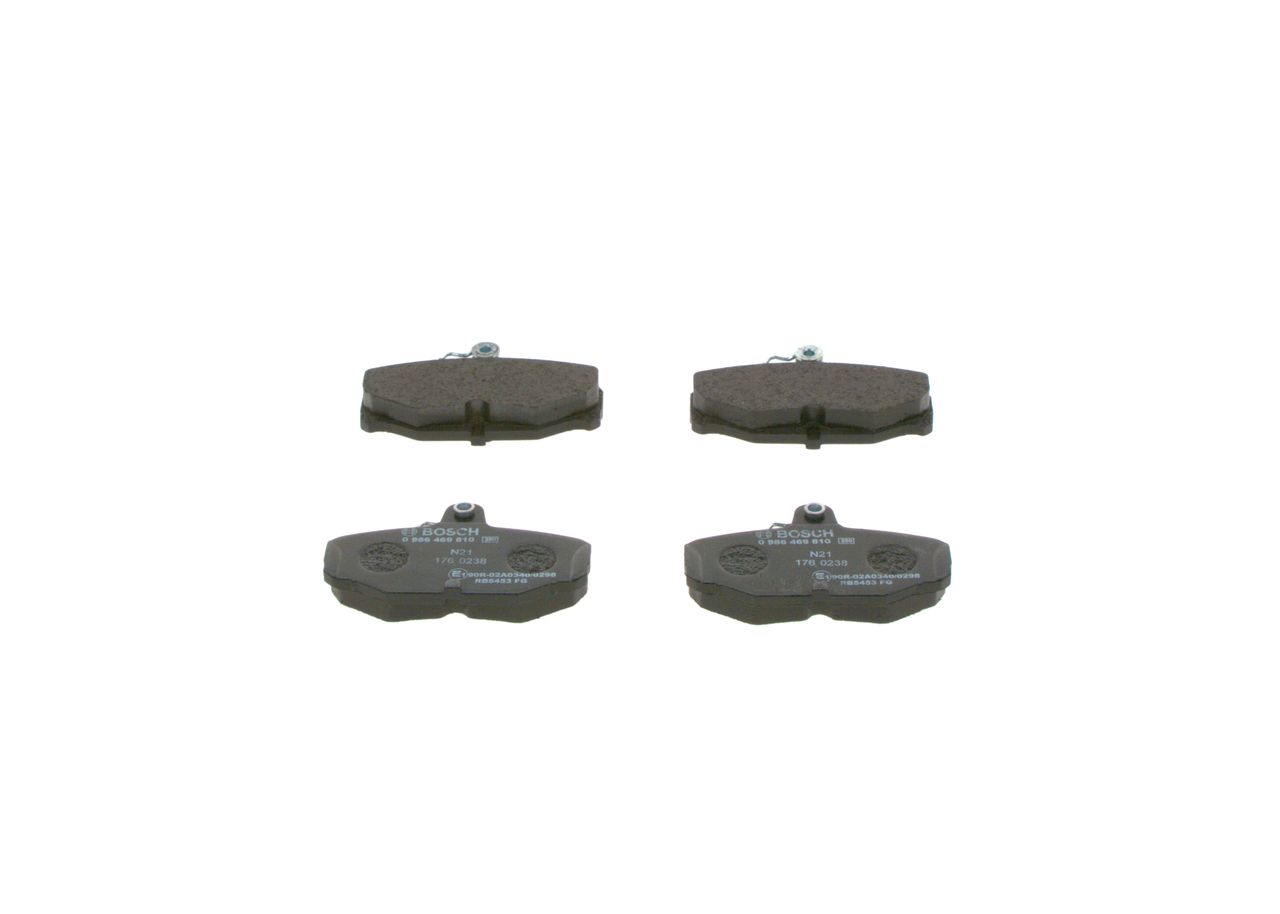 BOSCH 0 986 469 810 - Bremsbelagsatz, Scheibenbremse