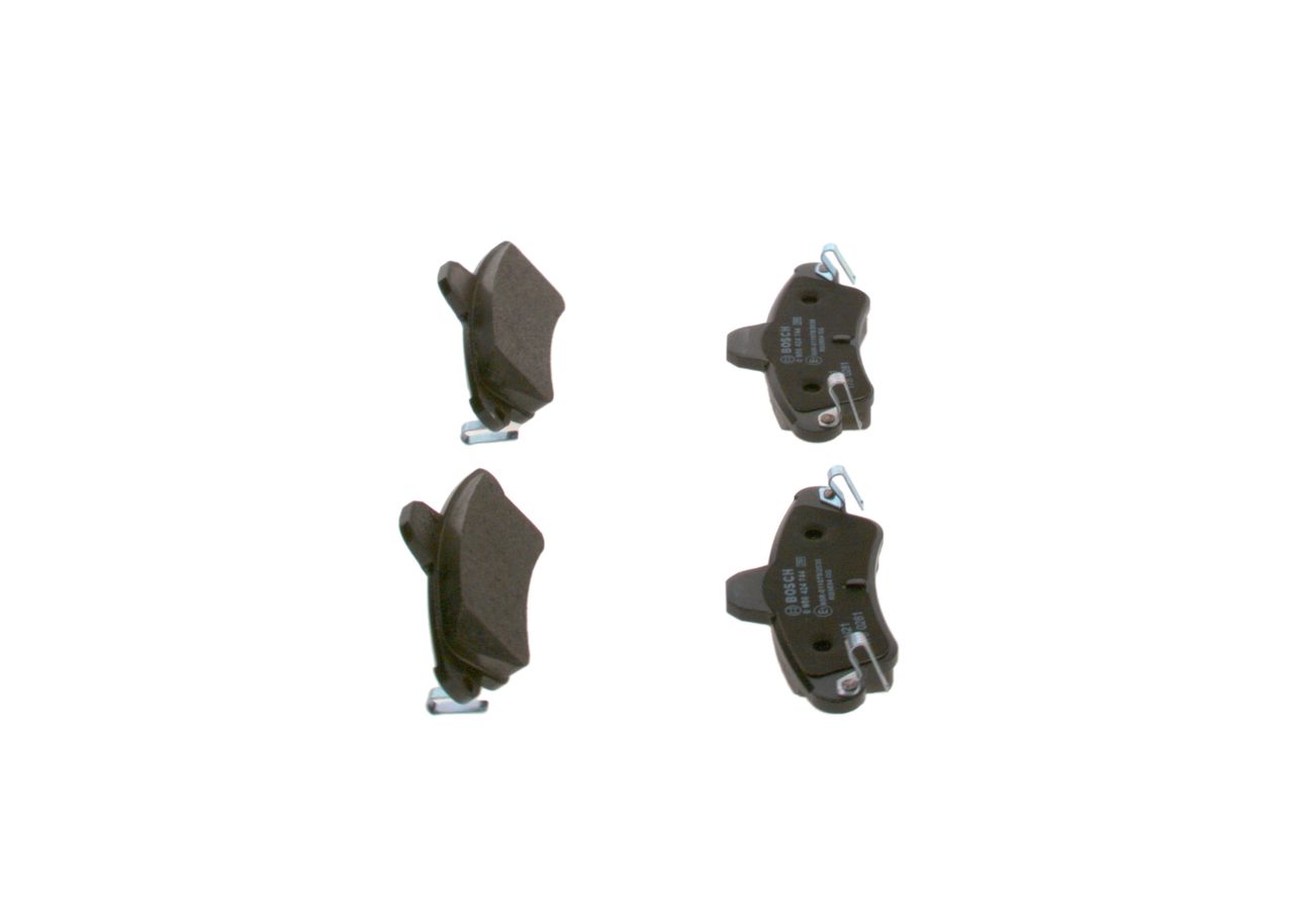 BOSCH 0 986 424 744 - Bremsbelagsatz, Scheibenbremse