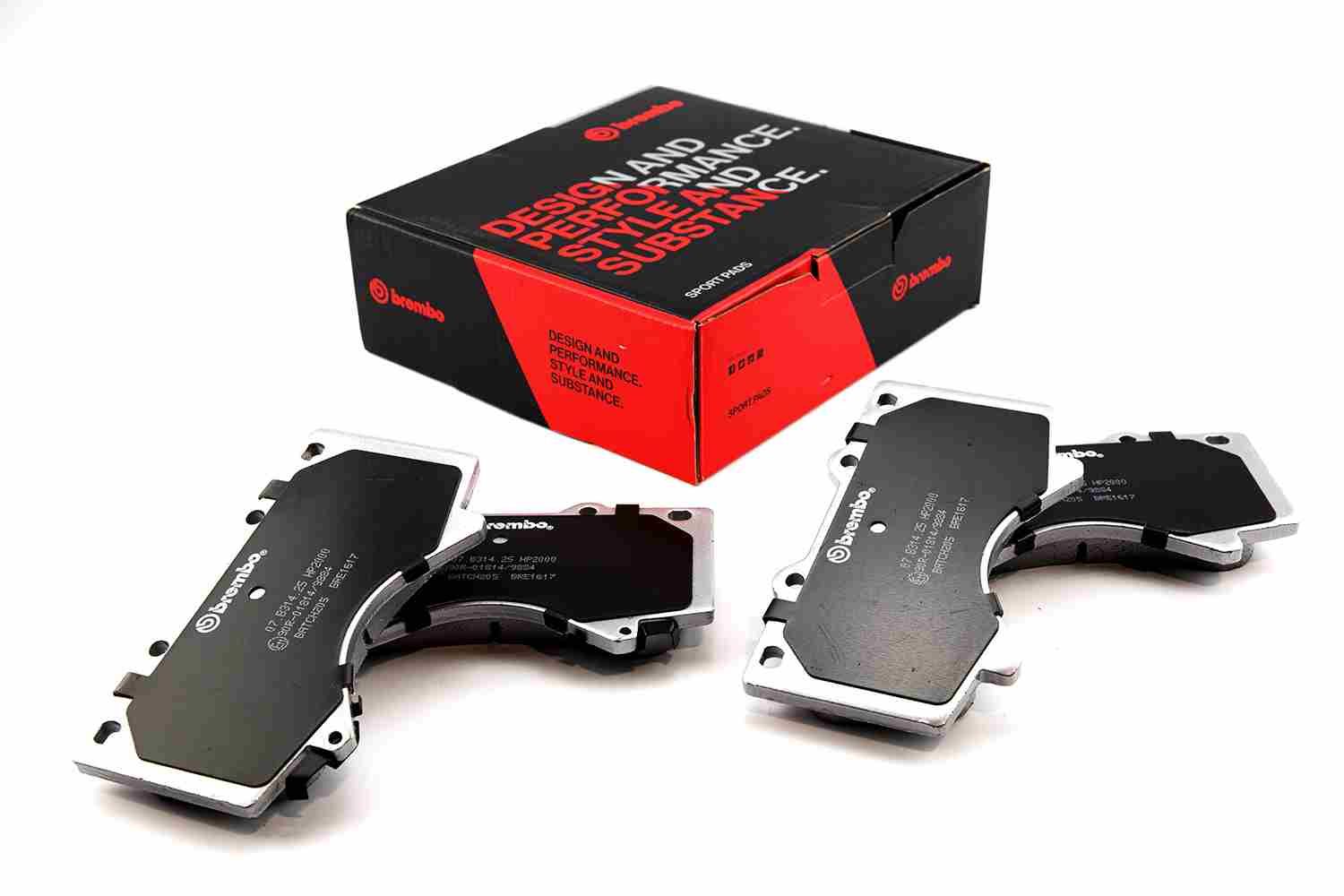 BREMBO 07.B314.25 - Hochleistungs-Bremsbelagsatz