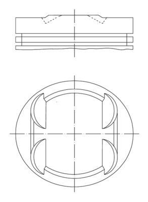 MAHLE 001 34 00 - Kolben