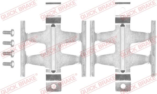QUICK BRAKE 109-1687 - Zubehörsatz, Scheibenbremsbelag