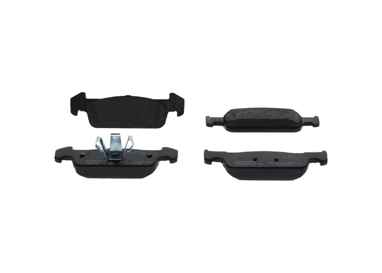 BOSCH 0 986 494 697 - Bremsbelagsatz, Scheibenbremse