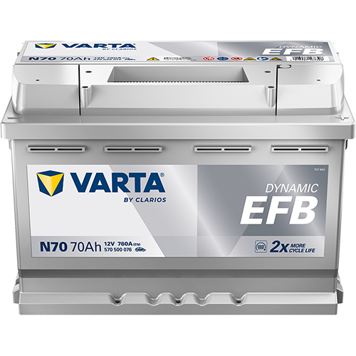 VARTA 570500076K262 - Starterbatterie