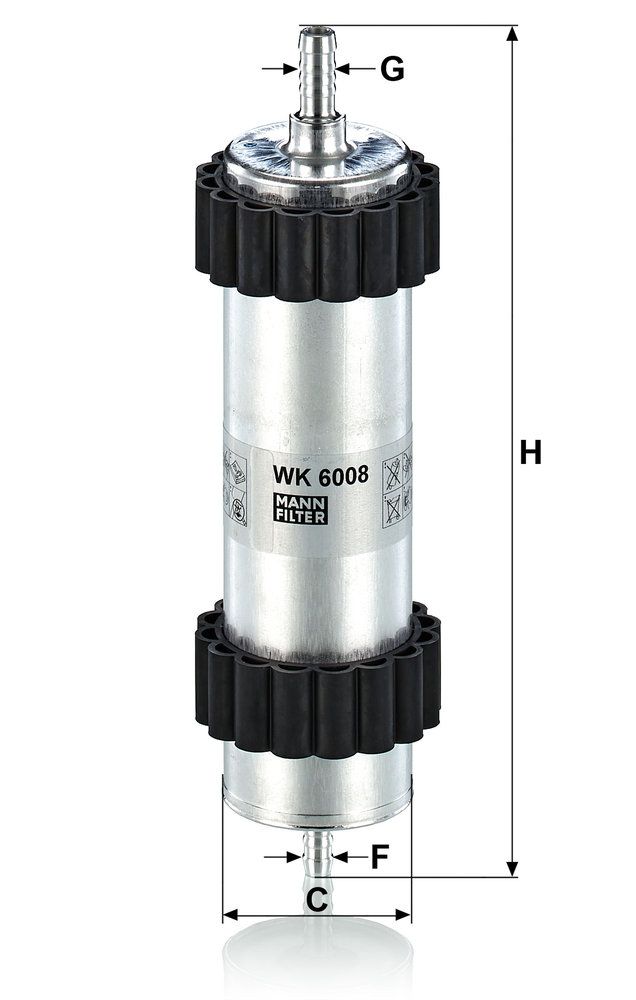 MANN-FILTER WK 6008 - Kraftstofffilter