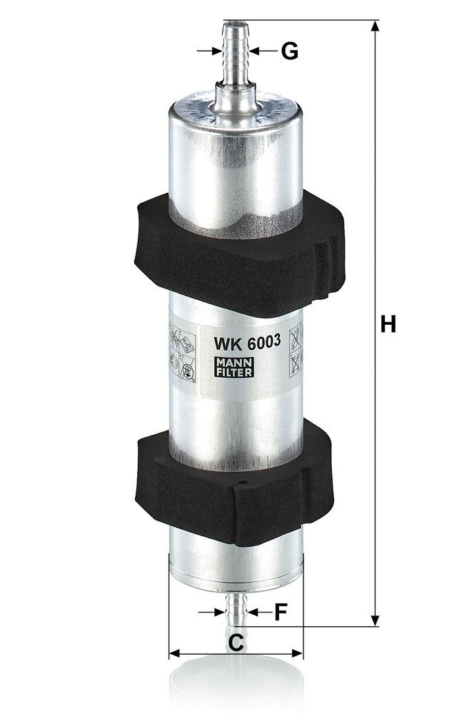 MANN-FILTER WK 6003 - Kraftstofffilter