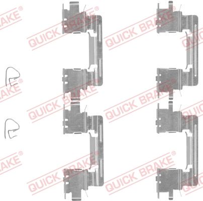 QUICK BRAKE 109-1613 - Zubehörsatz, Scheibenbremsbelag