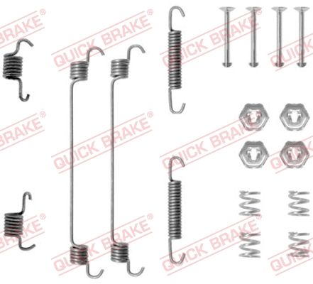 QUICK BRAKE 105-0657 - Zubehörsatz, Bremsbacken