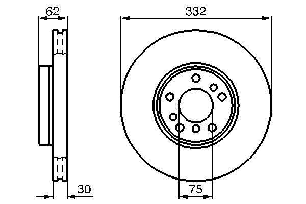 BOSCH 0 986 478 973 - Bremsscheibe