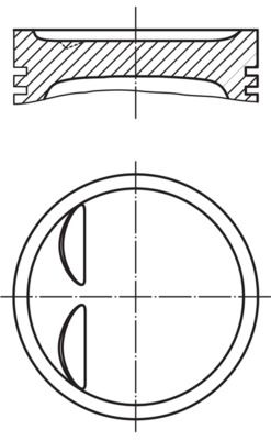 MAHLE 008 77 00 - Kolben