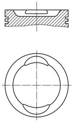 MAHLE 009 41 00 - Kolben