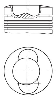 MAHLE 099 03 00 - Kolben