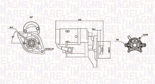 MAGNETI MARELLI 063721089010 - Starter